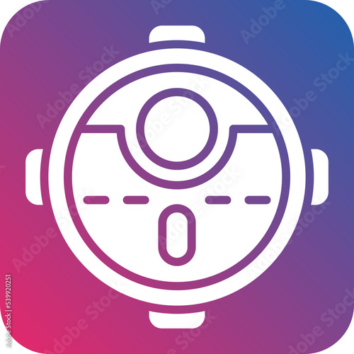 Robotic Vaccum Icon Style