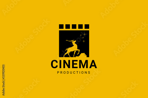 Film Production Cinema Logo Design Template