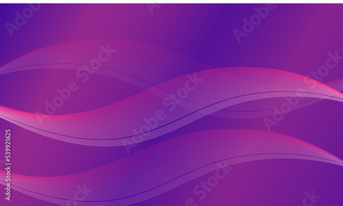 Abstract background of curve lines. Color Purple to blue shade. Background for Christmas and New Year card, greetings card, invitation for dinner, paper packaging. Vector illustration.