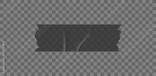 Adhesive tape. Sticky paper strip. Vector realistic scotch tapes