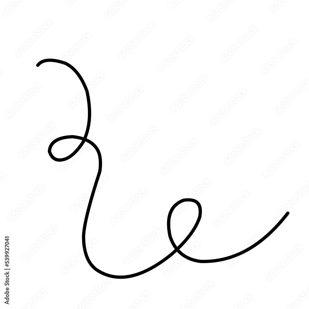 squiggly line