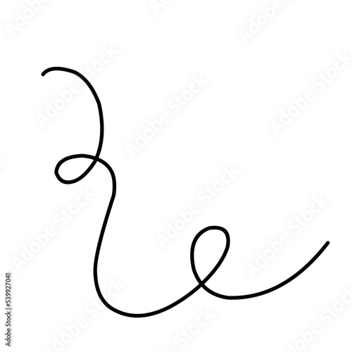 Obraz na płótnie squiggly line w salonie