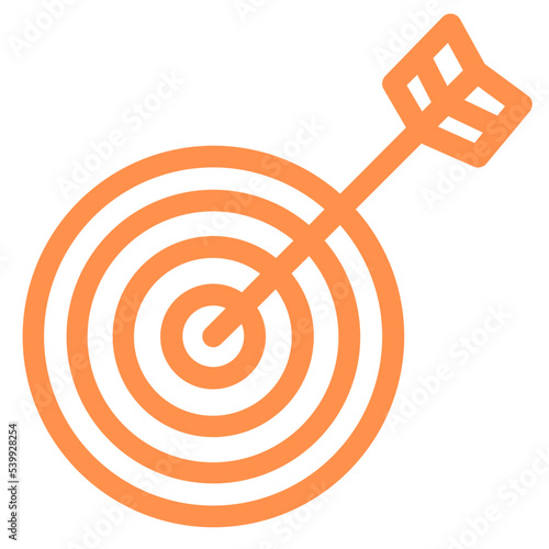 archery business goal goal target target arrow line icon