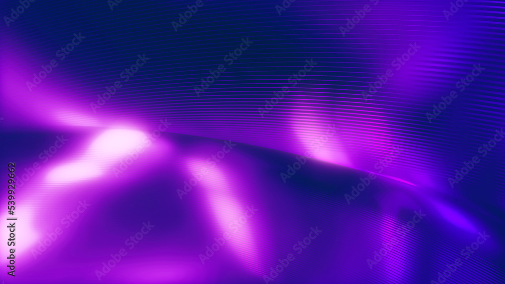 Colorful pink liquid shifting lines shapes - hi-tech digital bg - abstract 3D illustration