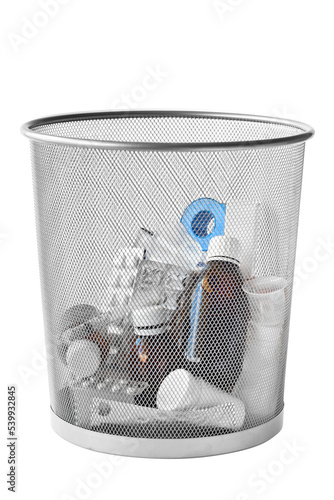 Fotografía Medicine In Dustbin