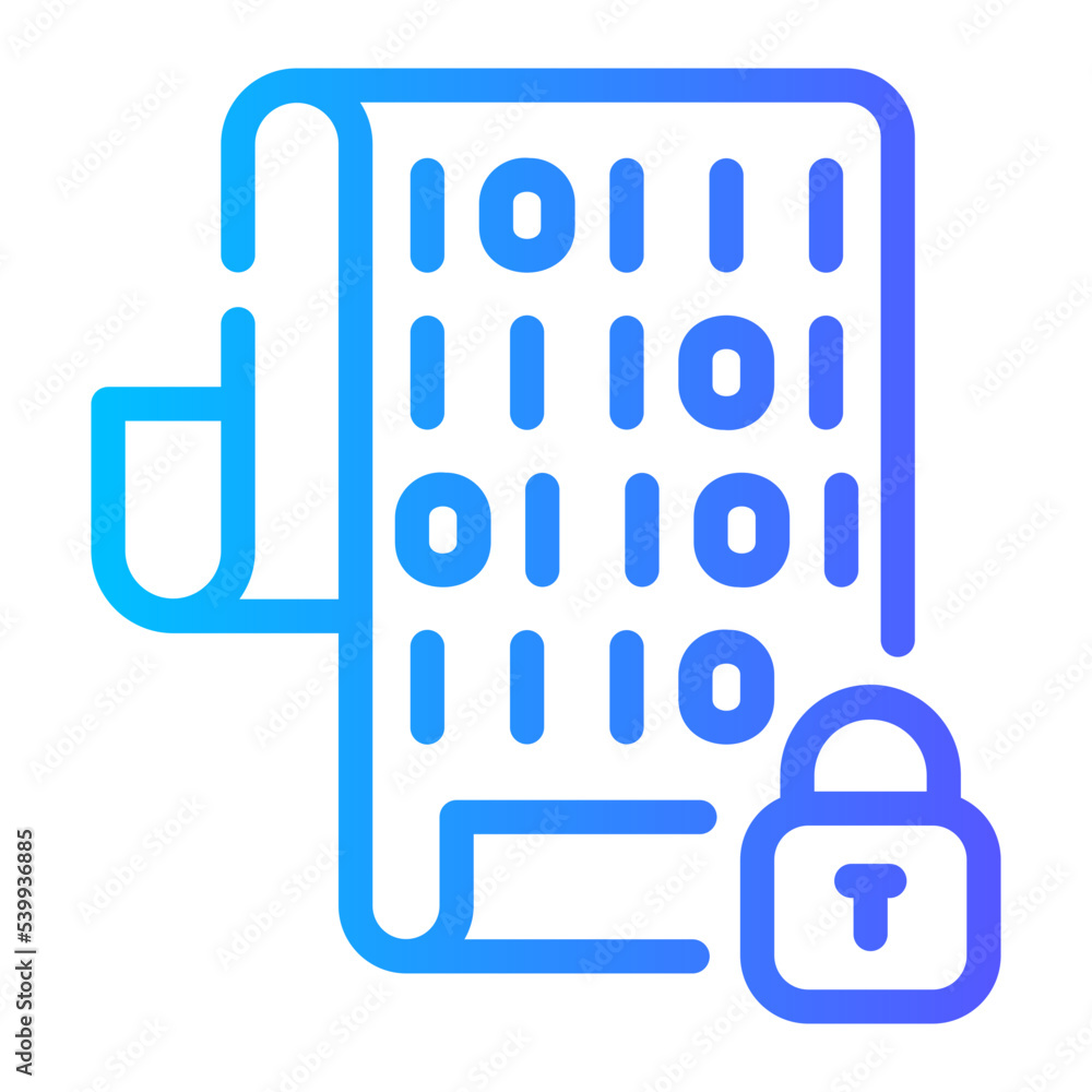 encrypted gradient icon encrypted gradient icon