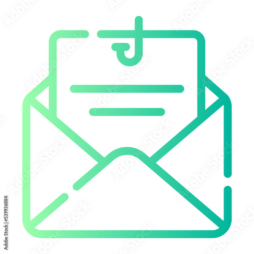 email gradient icon