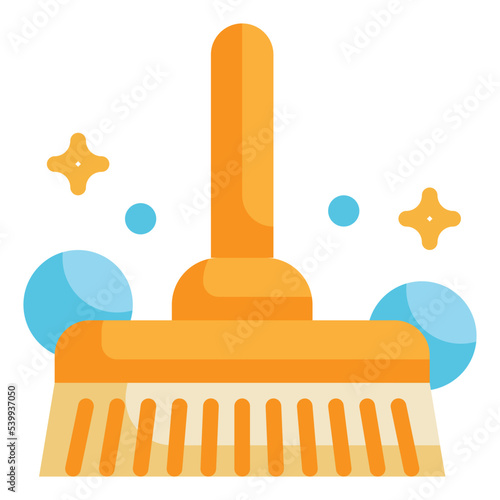 mob bubble cleaning flat icon