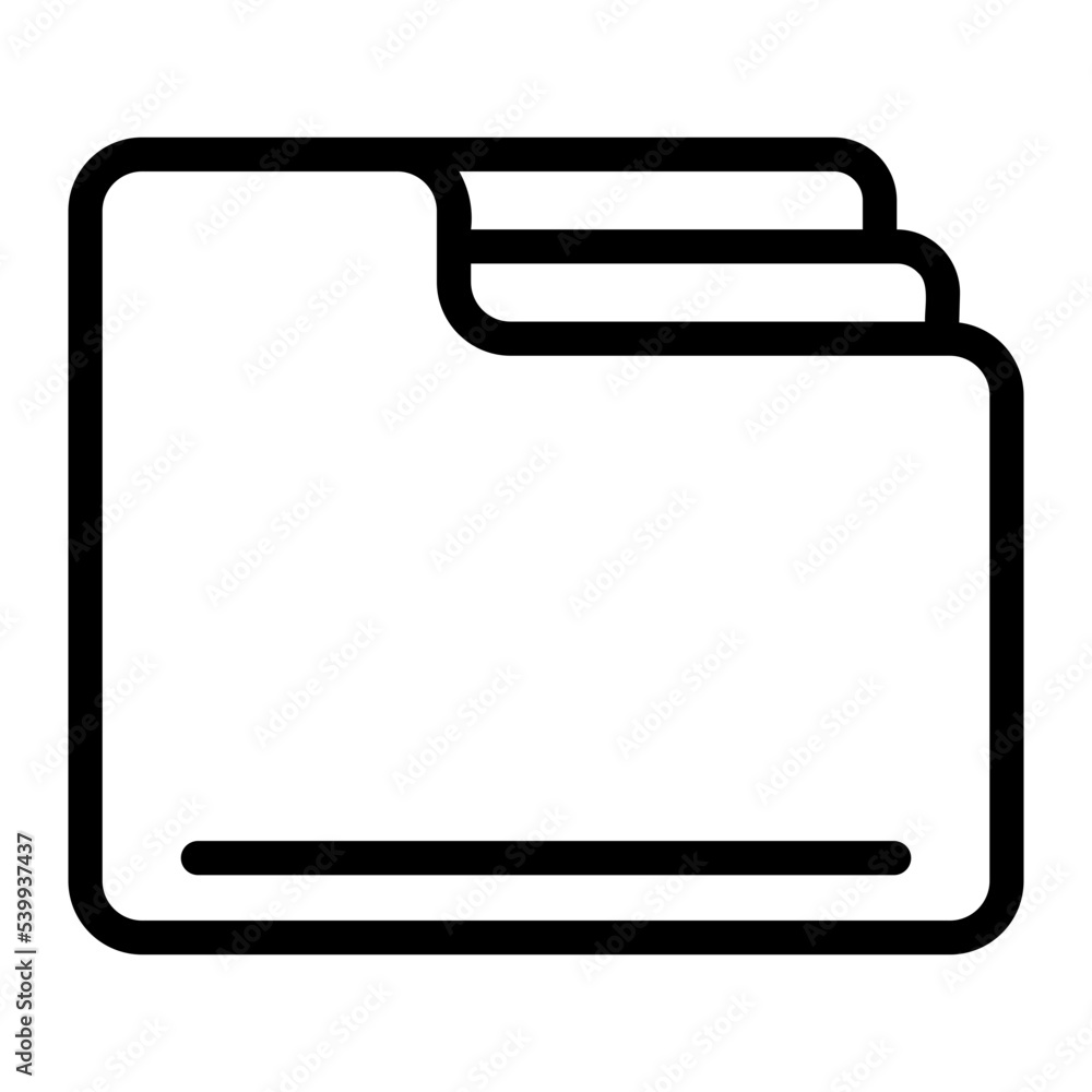 folder line icon folder line icon
