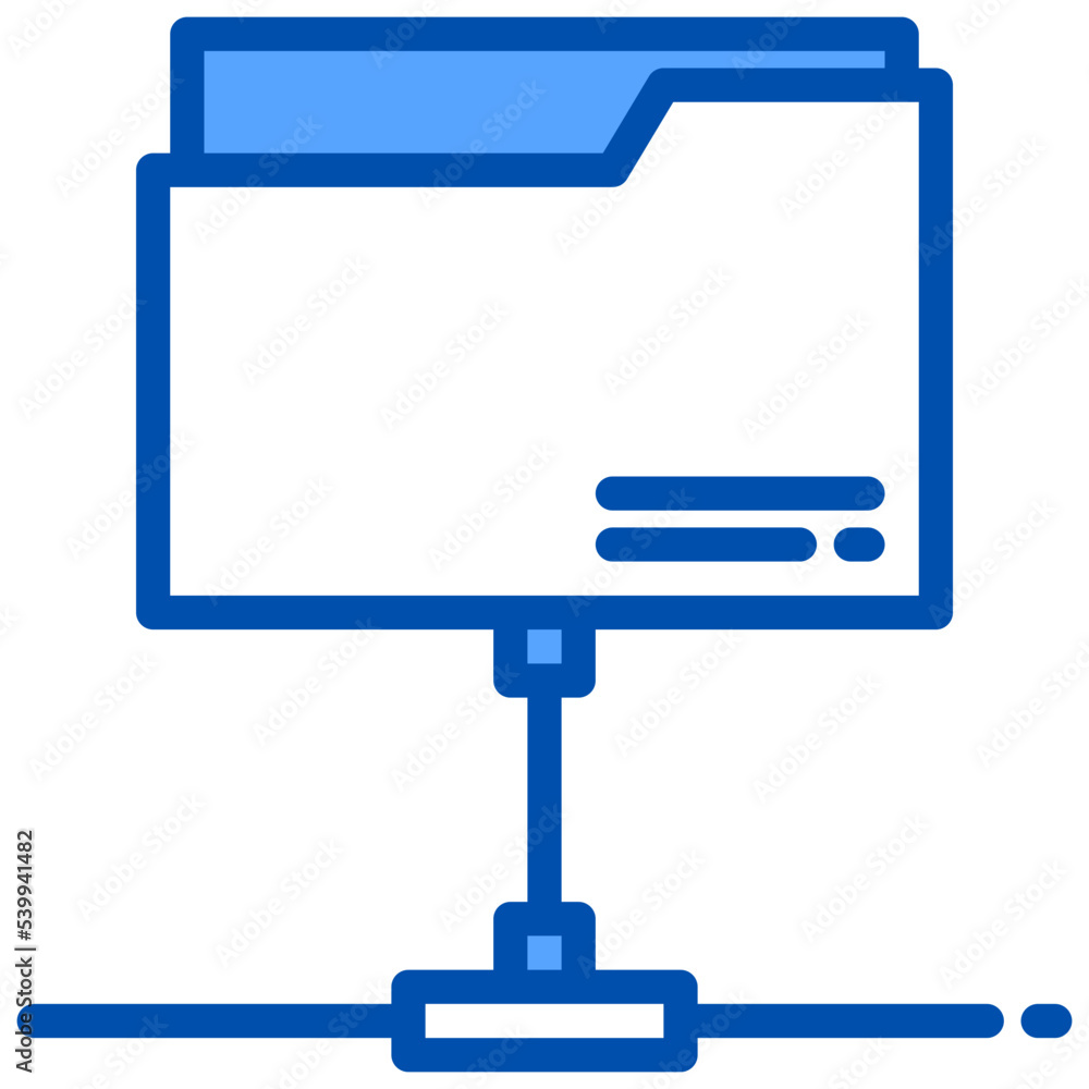 Folder filled outline icon Folder filled outline icon