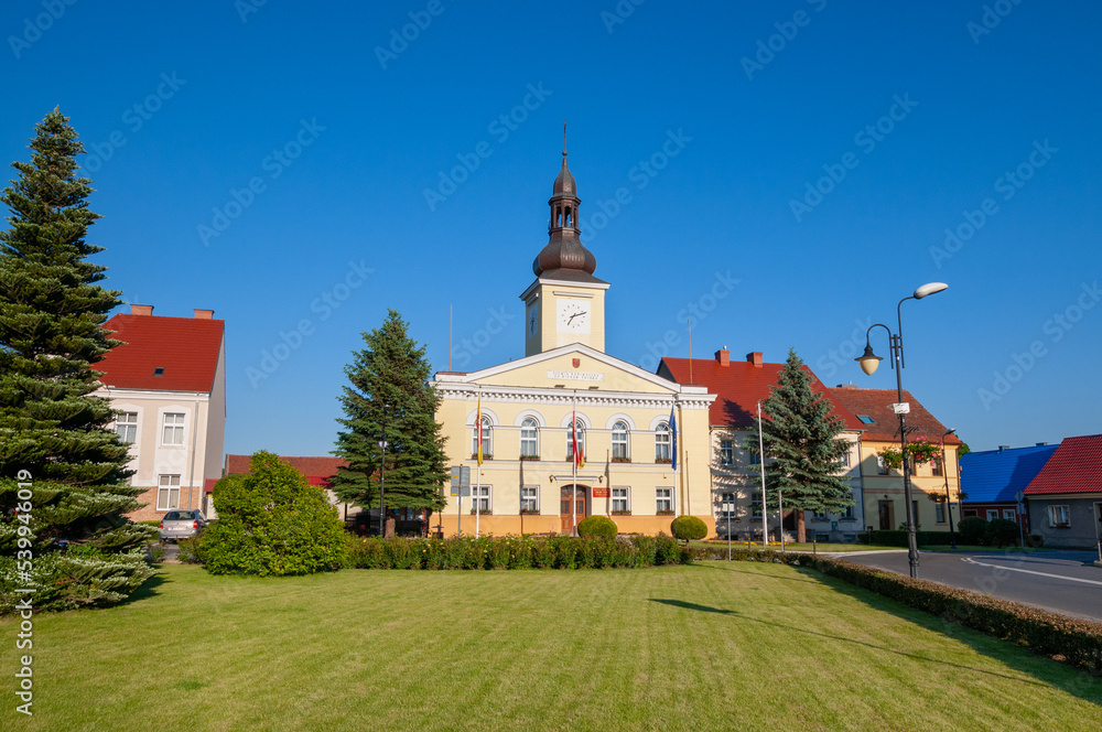 Town hall in Babimost, Lubusz Voivodeship, Poland	
