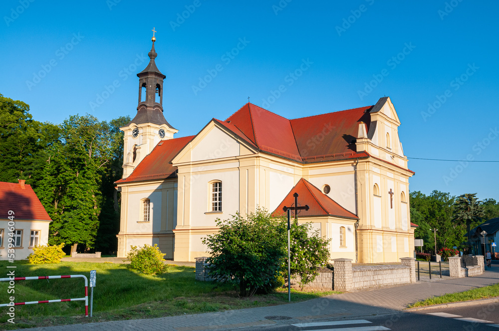 Church of st. Peter in Chobienice, Greater Poland Voivodeship, Poland