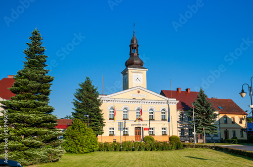 Town hall in Babimost, Lubusz Voivodeship, Poland	
