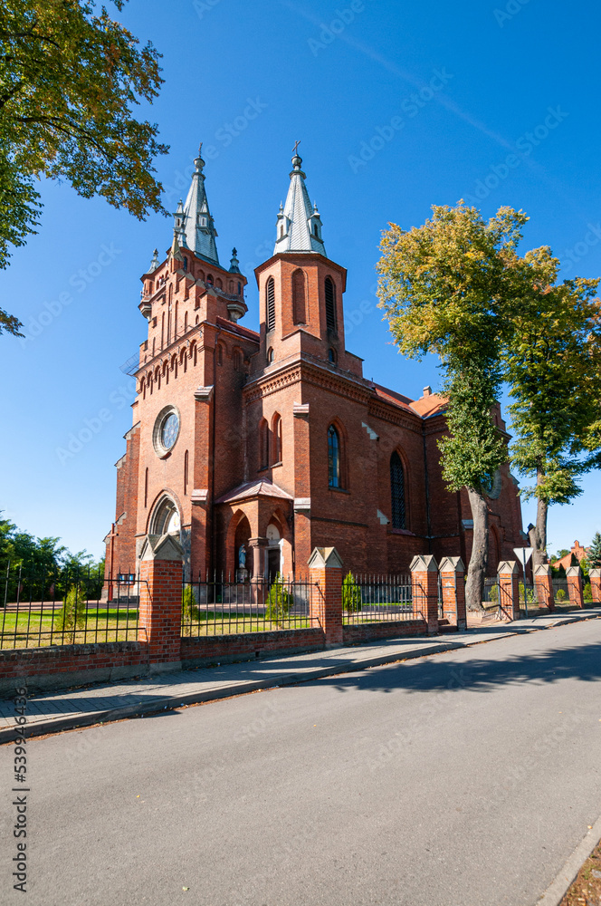 Church of st. James in Chelmica Duza, Kuyavian-Pomeranian Voivodeship, Poland