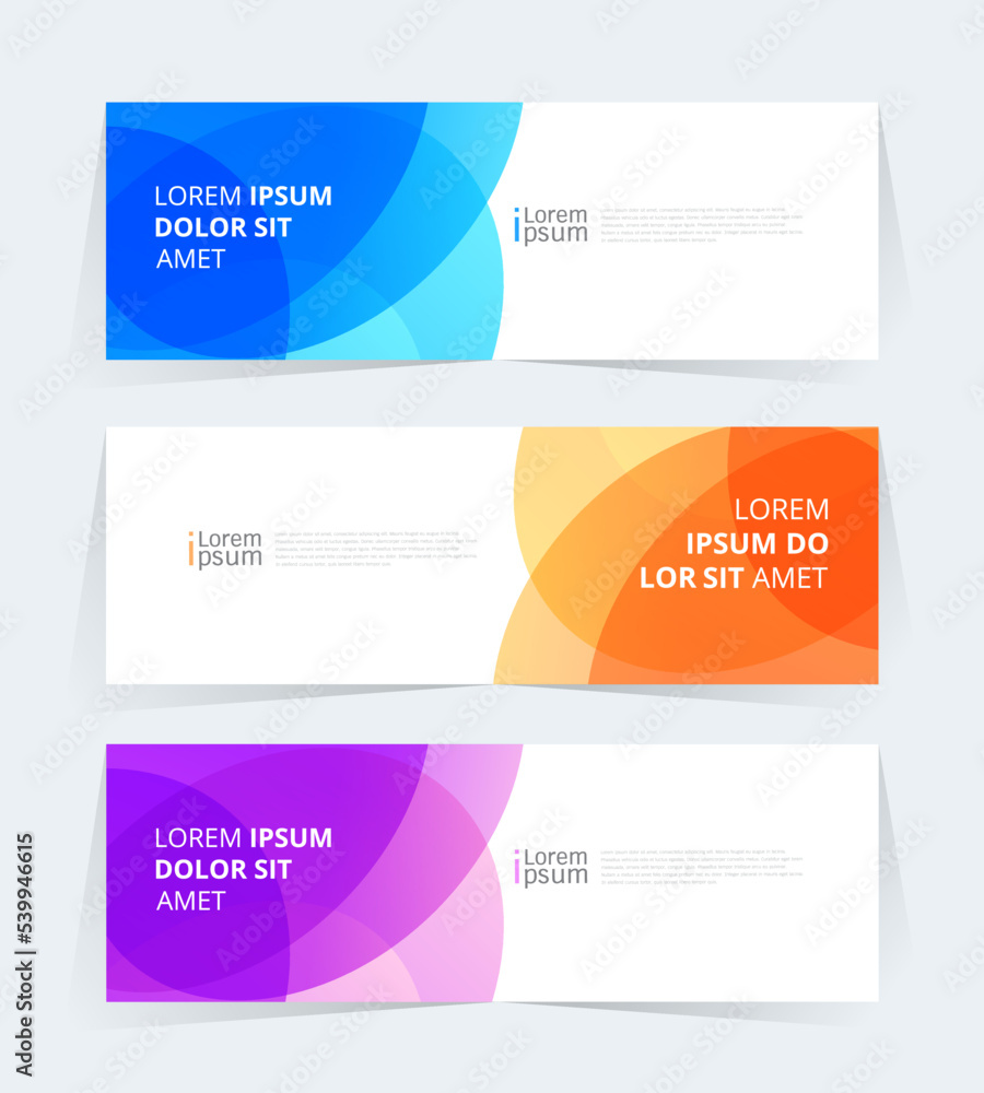 Geometric banner design with Vector presentation template. Geometric banner design with Vector presentation template.