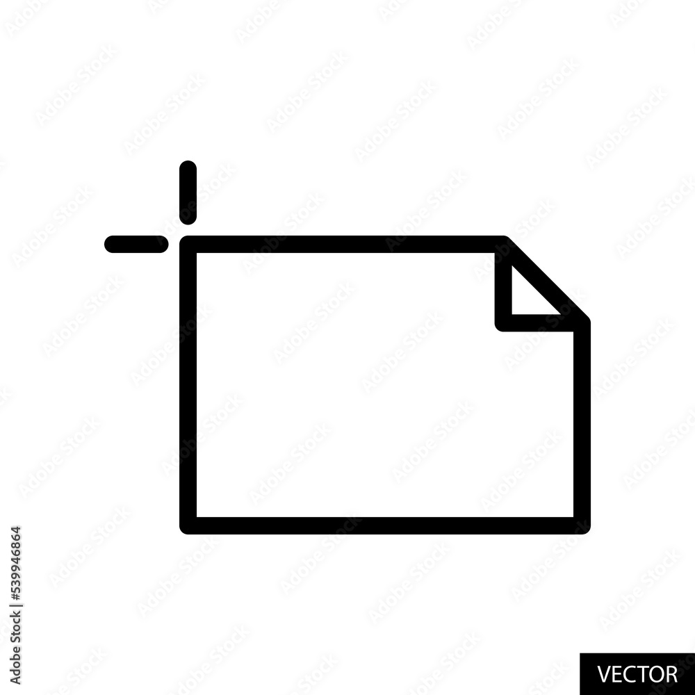 Artboard tool vector icon in line style design for website, app, UI, isolated on white background. Editable stroke. Vector illustration. Artboard tool vector icon in line style design for website, app, UI, isolated on white background. Editable stroke. Vector illustration.
