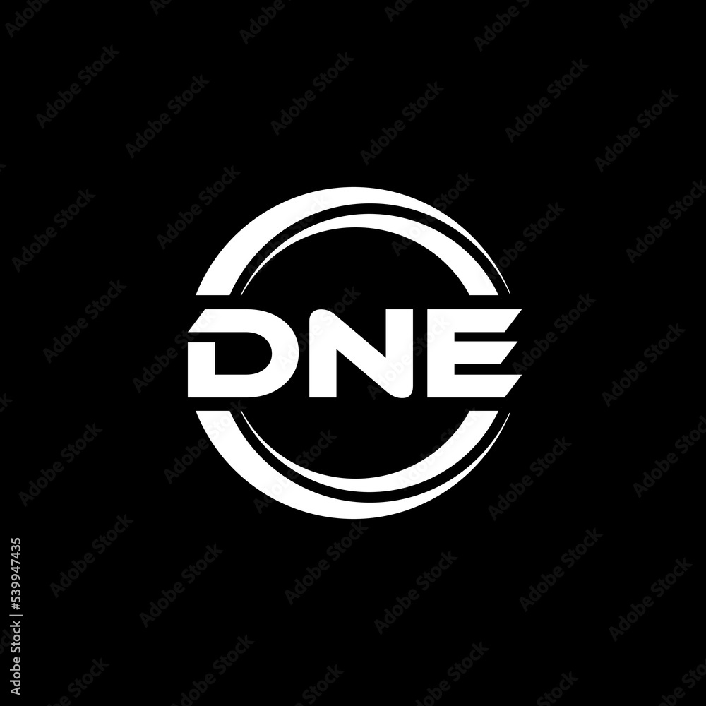 DNE letter logo design with black background in illustrator, vector logo modern alphabet font overlap style. calligraphy designs for logo, Poster, Invitation, etc. DNE letter logo design with black background in illustrator, vector logo modern alphabet font overlap style. calligraphy designs for logo, Poster, Invitation, etc.