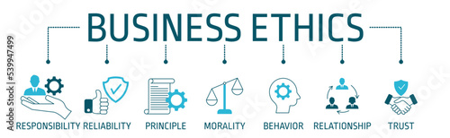 Business ethics banner design
