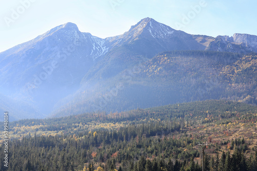 The Tatra mountain range in Slovakia.