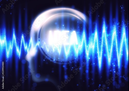 Wallpaper Mural 3d illustration of abstract artificial intelligence in science technology concept Torontodigital.ca