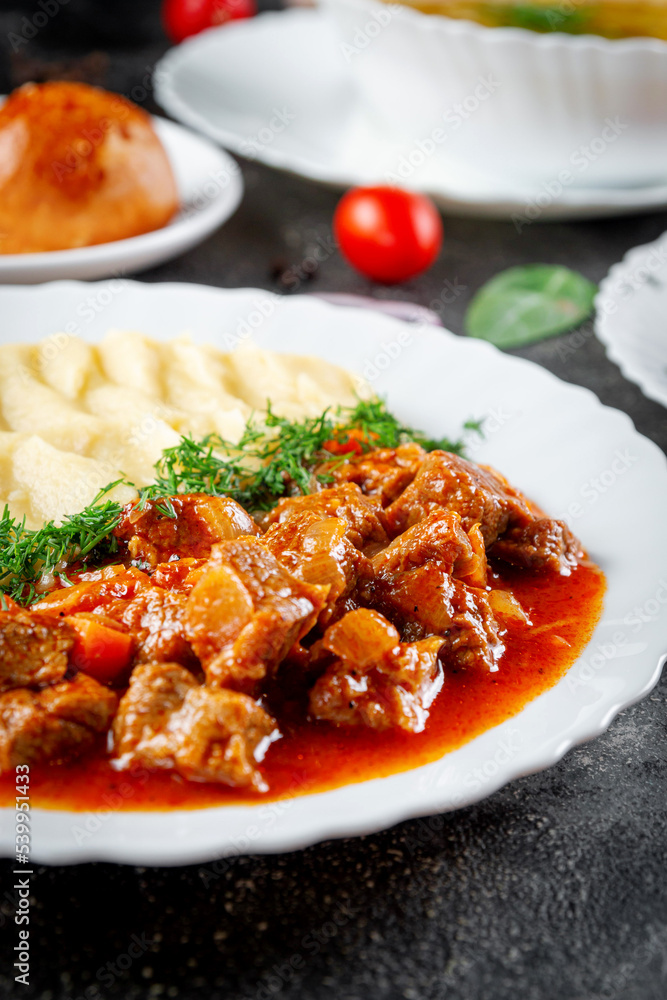 Traditional National Kazakh dishes Kazakh borscht, beet salad with walnuts. .Cooked from beef or lamb Traditional National Kazakh dishes Kazakh borscht, beet salad with walnuts. .Cooked from beef or lamb