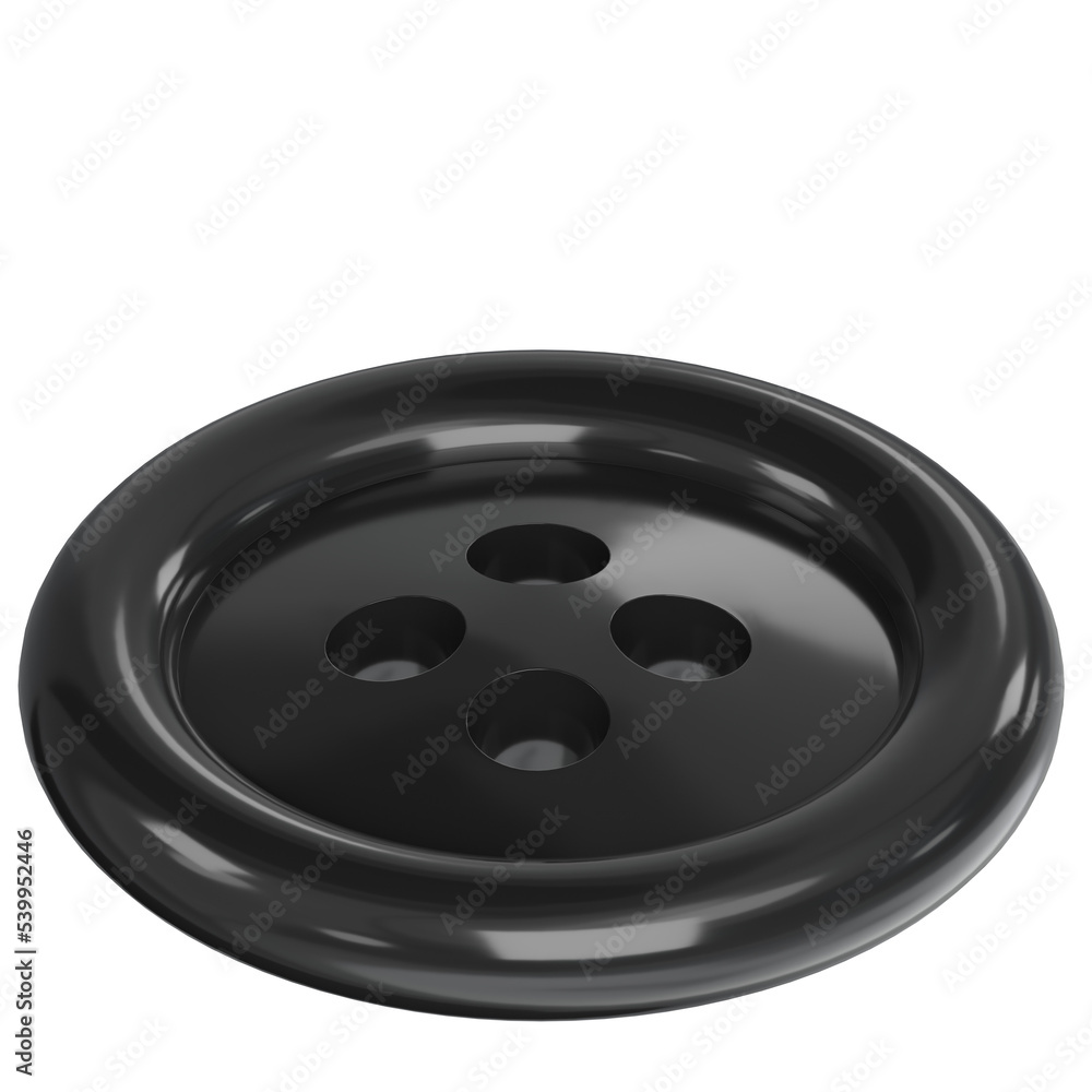 3d rendering illustration of a clothing button 3d rendering illustration of a clothing button