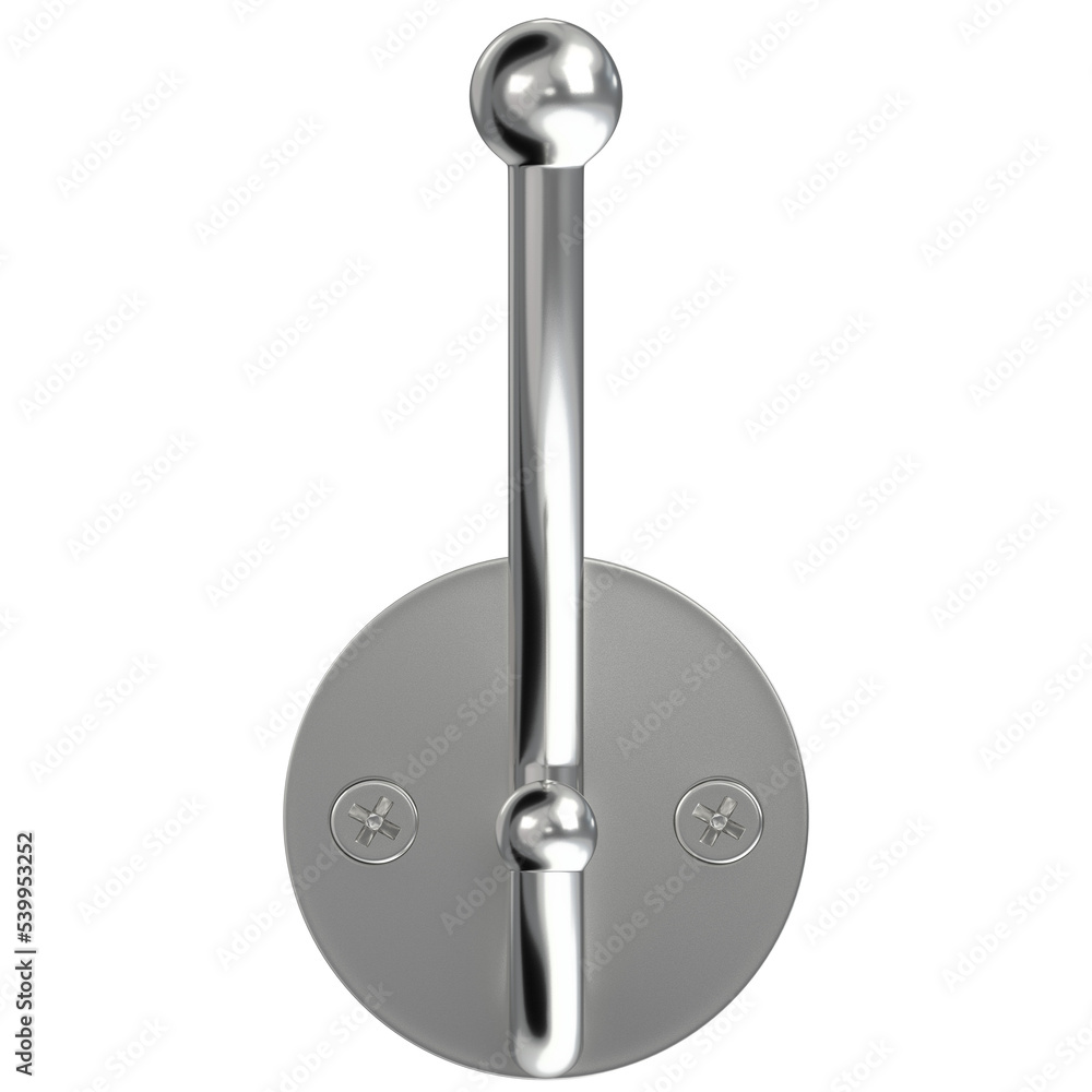 3d rendering illustration of a coat hook
