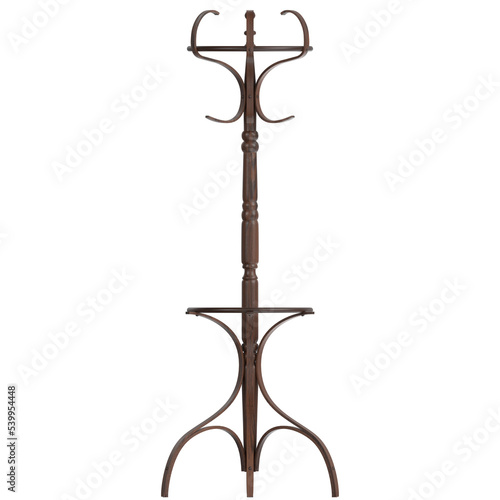 3d rendering illustration of a coat stand