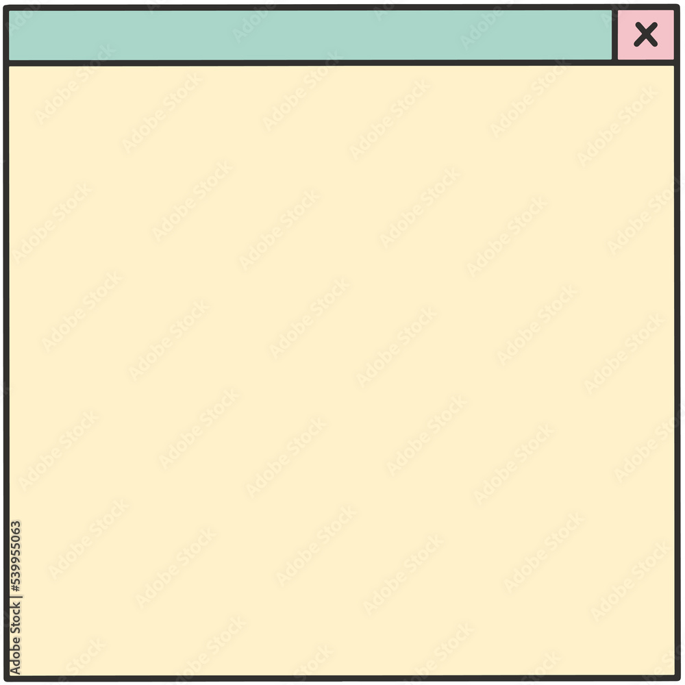 Cute Pastel Web Browser Window Frame Cute Pastel Web Browser Window Frame