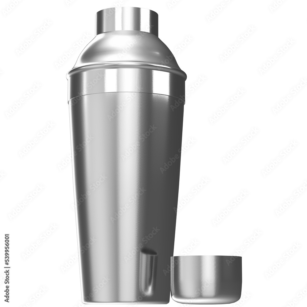 3d rendering illustration of a cobbler shaker 3d rendering illustration of a cobbler shaker