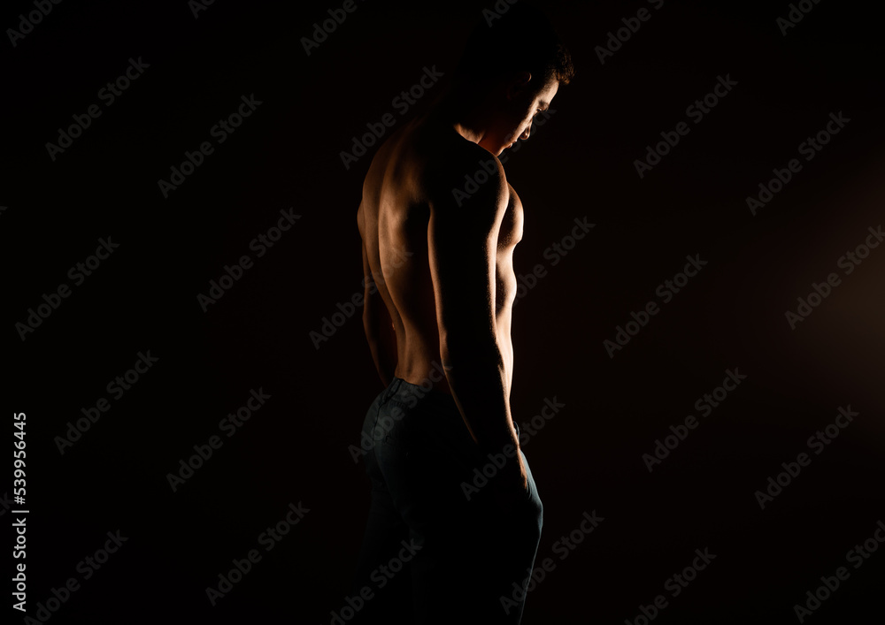 Silhouette of muscles