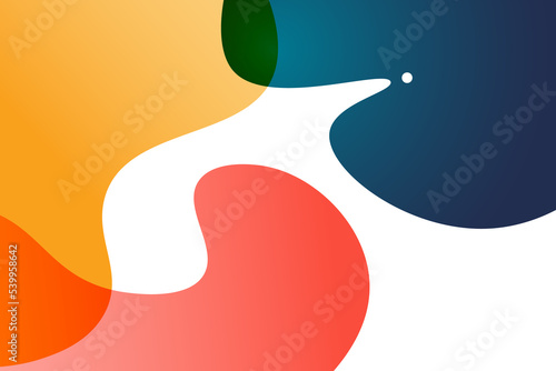 Abstract Fluid Organic background web use case  (ID: 539958642)