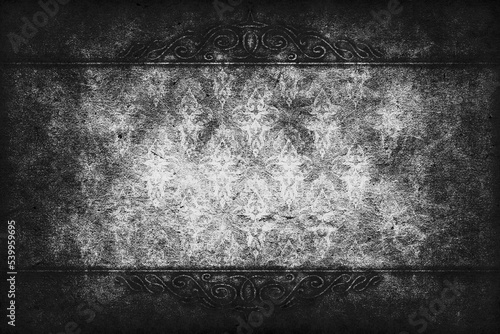 victorian monochrome background with baroque photo