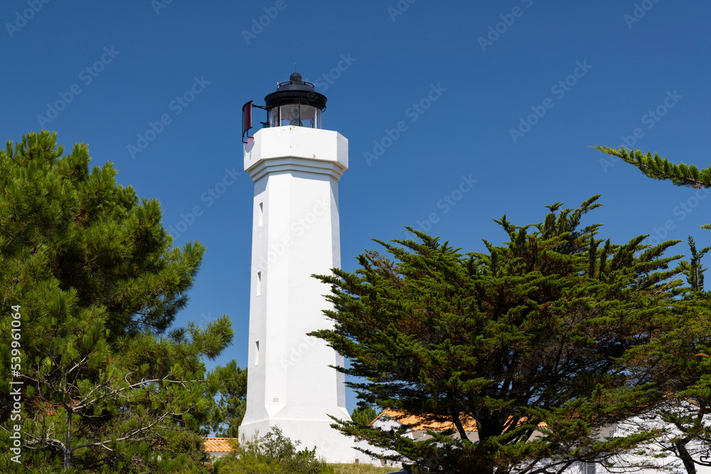 Phare du Grouin du Cou lighthouse, Pays de la Loire, France Phare du Grouin du Cou lighthouse, Pays de la Loire, France