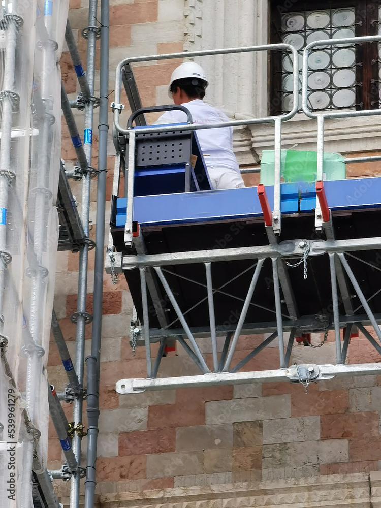 Naklejka premium Baustelle in Venedig