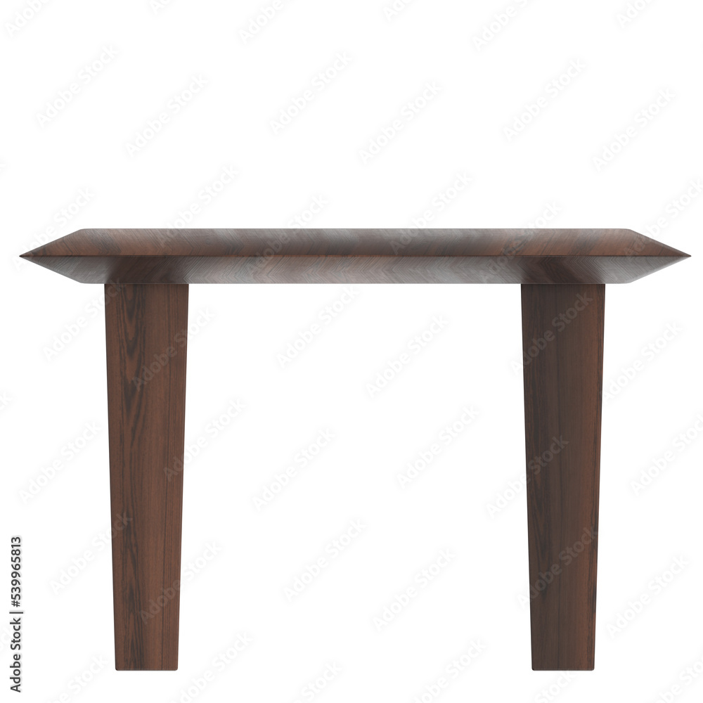3d rendering illustration of a coffee side table