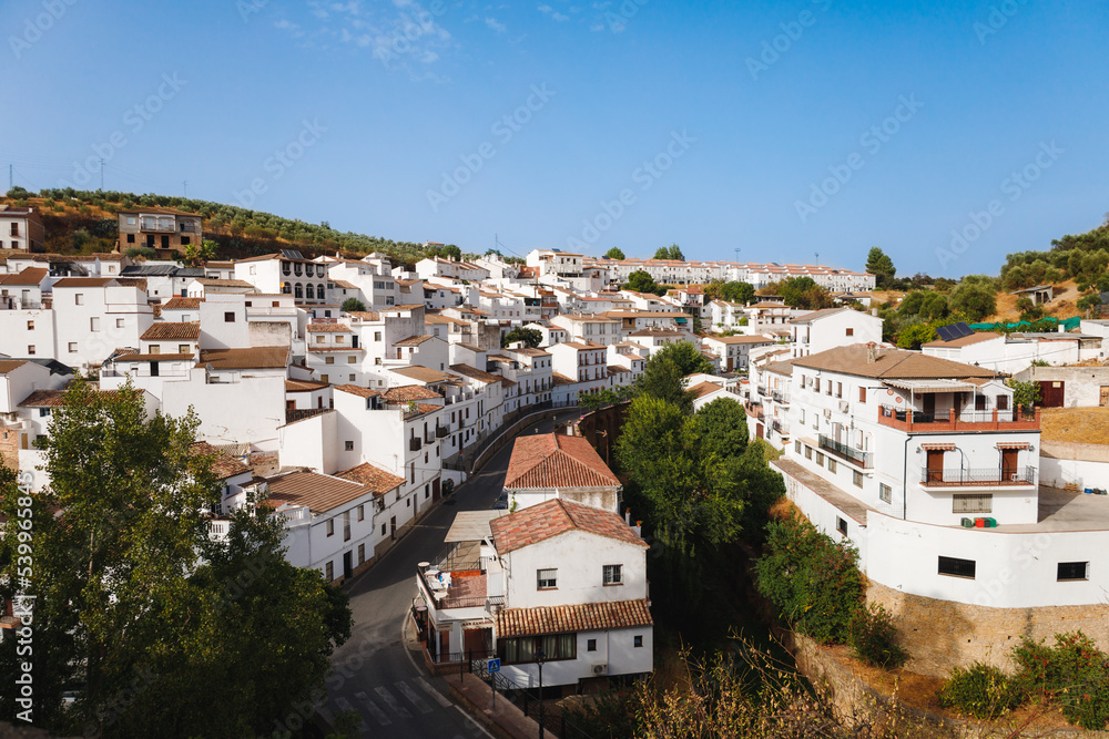 setenil de las fronteras, beautiful small village in andalusia, spain setenil de las fronteras, beautiful small village in andalusia, spain