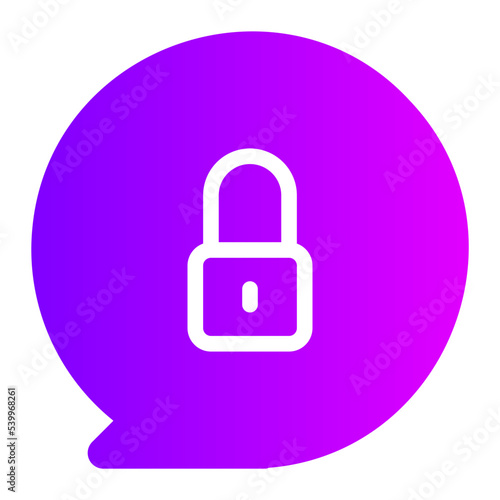 private chat gradient icon