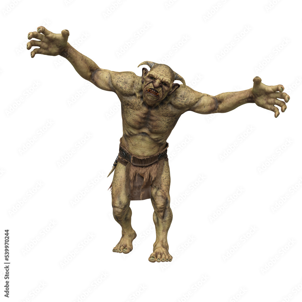 Troll lurching forwards with arms outstretched. Troll lurching forwards with arms outstretched.