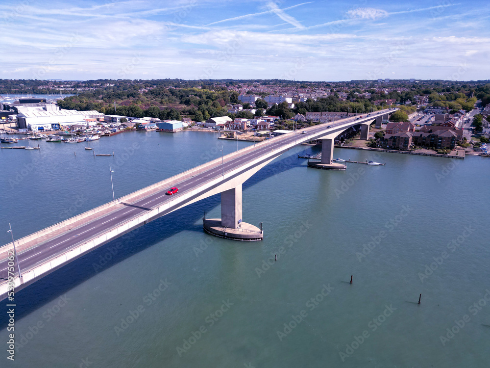 Itchen Bridge Southampton Drone Shot
