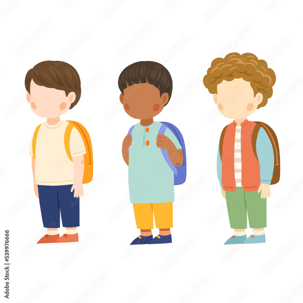 cute little muslim character design