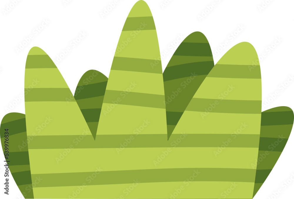 Hand drawn grass cartoon illustration Hand drawn grass cartoon illustration