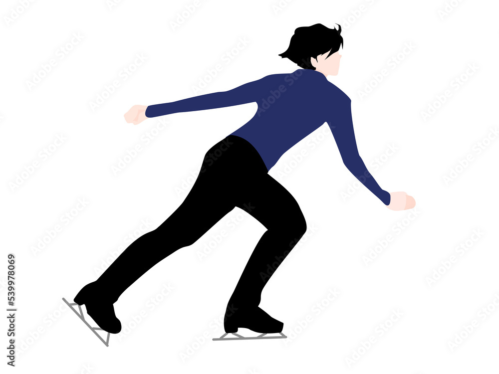 フィギュアスケート　男子　0923  青