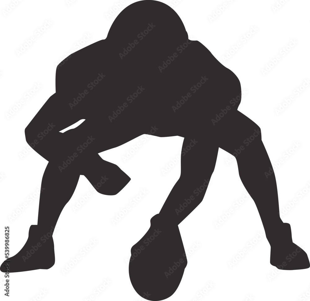 silhouette of people playing american football silhouette of people playing american football
