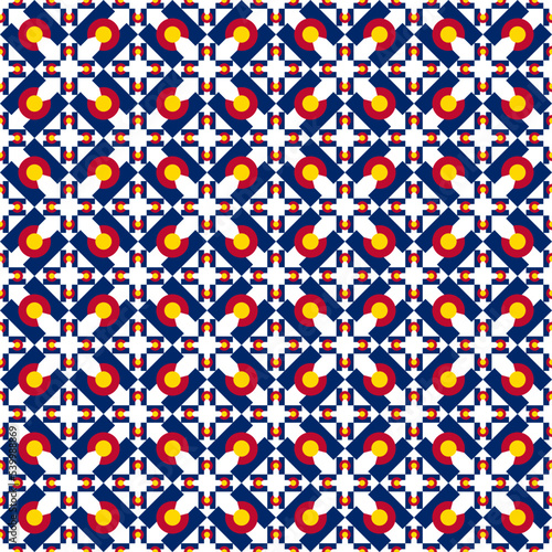 colorado pattern design. geometric background. vector illustration