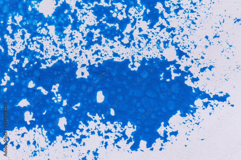 acrylic paint texture background blue color