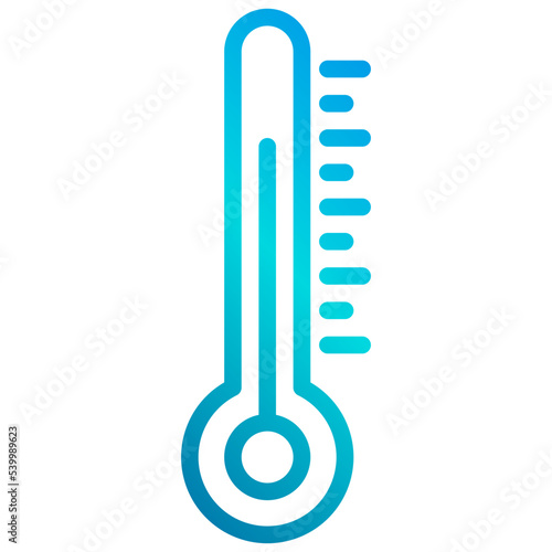 Thermometer outline icon