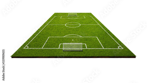 Fotografia textured Soccer 3D field from above - PNG Free background