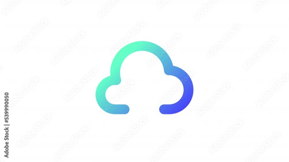 Animated download gradient ui icon. Large file storage in cloud. Seamless loop HD video with alpha channel on transparent background. Line color user interface symbol motion graphic animation Animated download gradient ui icon. Large file storage in cloud. Seamless loop HD video with alpha channel on transparent background. Line color user interface symbol motion graphic animation