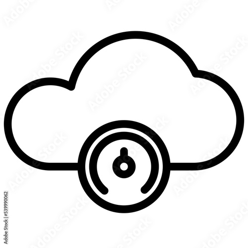Atmospheric outline icon